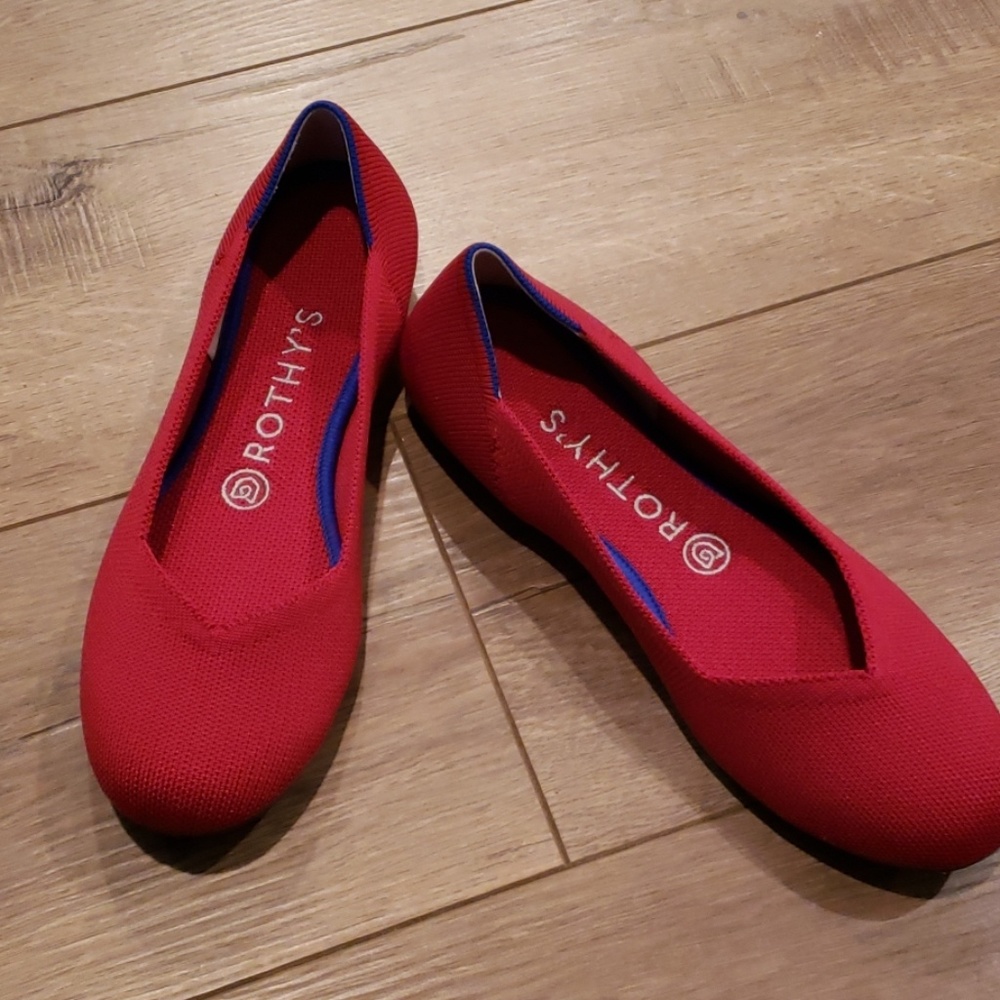 Rothy's - Flat (Scooter Red) Sz 8